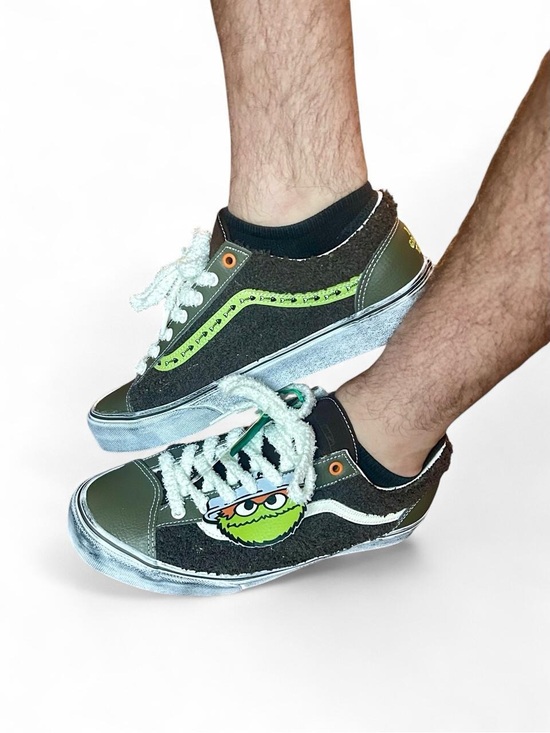 Vans Other - ASIA EXCLUSIVE: Vans x Sesame Street style 36, Oscar the Grouch